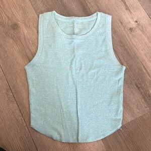 Women's Light Blue Sleeveless Top